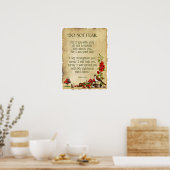 Poster Verset biblique : Ésaïe 41:10, Ne Craignez Pas, Ar (Cuisine)