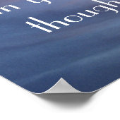 Poster verset biblique Ésaïe 60:1 coucher du soleil (Coin)