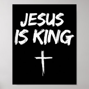 Poster Verset biblique Jésus est roi Jean 14_6 Dieu chrét