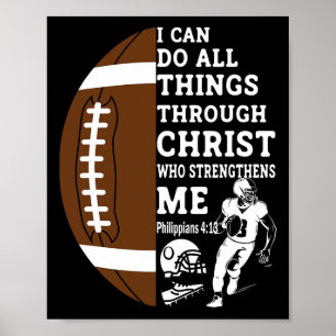 Poster Verset biblique motivationnel Cadeaux chrétiens Fo