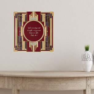 Poster Verset biblique téléchargeable personnalisable Art