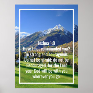 Poster Versets bibliques personnalisés, citations et mots