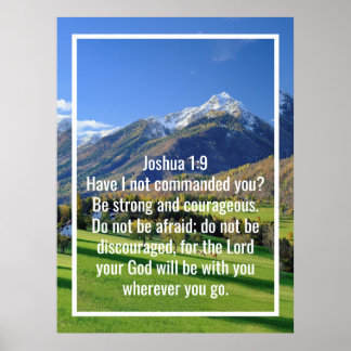 Poster Versets bibliques personnalisés, citations et mots
