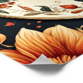 Poster Versets de la Bible à la Fleur Automne (Coin)