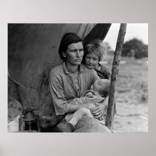 Poster Version alternative de la mère migratrice (Devant)