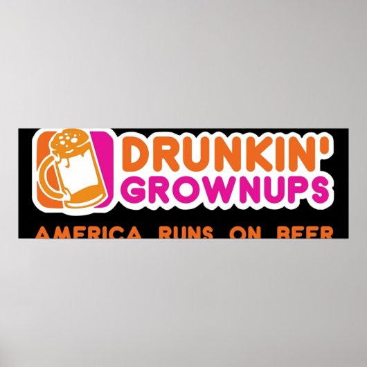 Poster Version américaine de Drunkin Grownups (Devant)