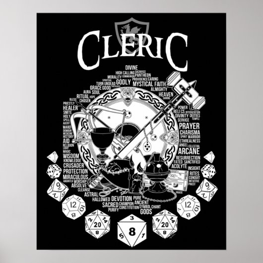 Poster Version blanche de la classe RPG (Devant)