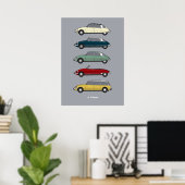 Poster Version couleur de la collection Citroen DS (Bureau à domicile)