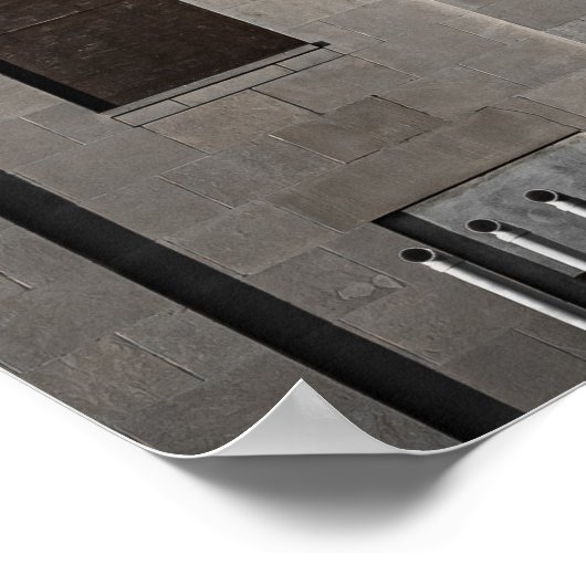 Poster Version couleur géométrique n° 31 (Coin)