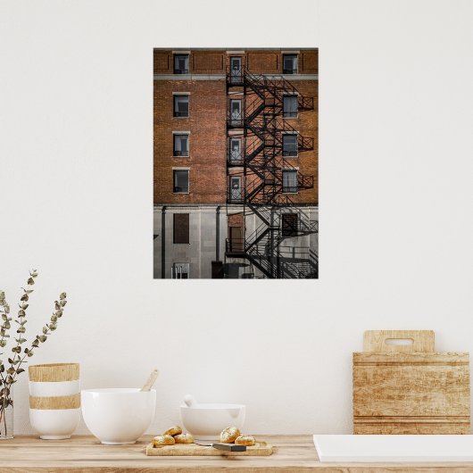 Poster Version couleur géométrique n° 31 (Cuisine)