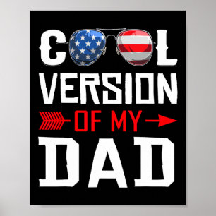 Poster Version glacière De Mon Père Sungles Père &# s Jo