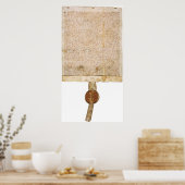 Poster Version ORIGINALE de Magna Carta 1297 (Cuisine)