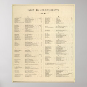 Poster Verso Titre Page Colton's American Atlas