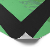 Poster Vert 40 Décennie Anniversaire (Coin)