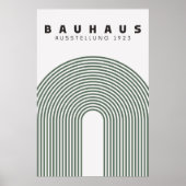 Poster vert Bauhaus Sage (Devant)
