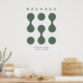 Poster vert Bauhaus Sage (Cuisine)