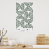 Poster vert Bauhaus Sage (Cuisine)
