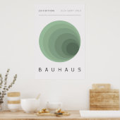 Poster vert Bauhaus Sage (Cuisine)