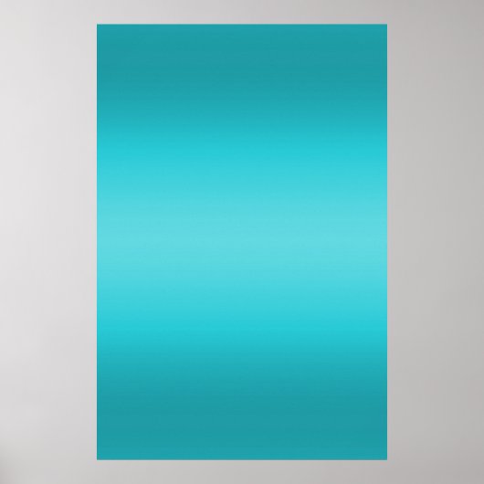 Poster Vert bleu d'Aqua foncé et clair - Turquoise (Devant)