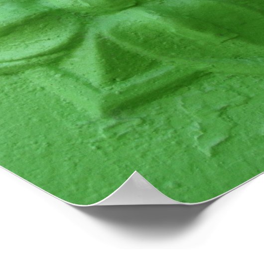 Poster Vert citron (Coin)