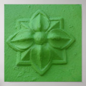 Poster Vert citron (Devant)