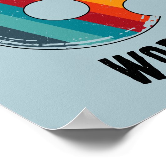 Poster vert de Donut Worry (Coin)