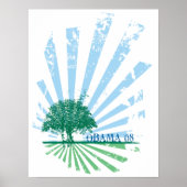 Poster vert d'Obama (Devant)