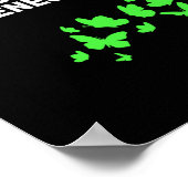 Poster Vert En Mai Mois De Sensibilisation À La Santé Men (Coin)