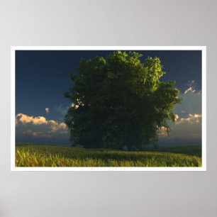 Poster Vert et or