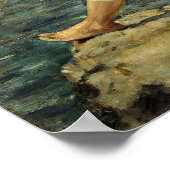 Poster Vert et Or (Coin)