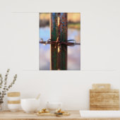 Poster Vert et rouille (Cuisine)