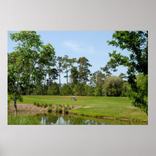 Poster Vert foncé