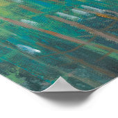 Poster Vert forestier II (Coin)