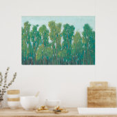Poster Vert forestier II (Cuisine)