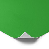 Poster Vert Gardez le calme et continuer (Coin)