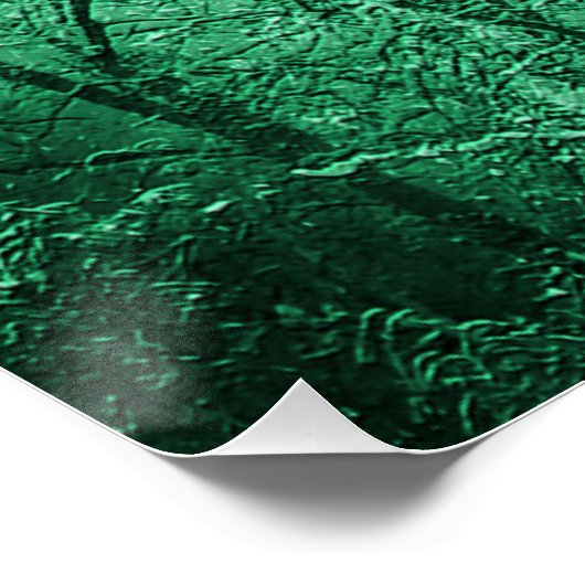 Poster Vert hiver... (Coin)