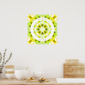Poster Vert Jaune par Aspera Ad Astra Star Motivation (Cuisine)
