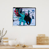 Poster vert m. (Cuisine)