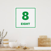 Poster vert numéro huit (Cuisine)