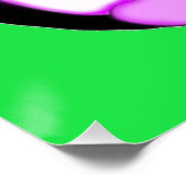 Poster vert Perky Penguin (Coin)