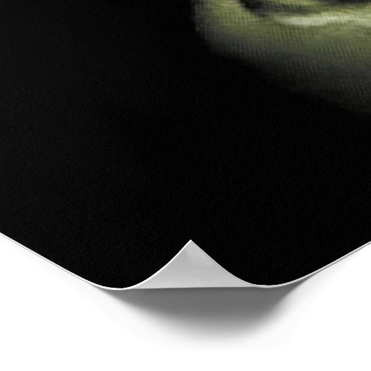 Poster vert plein payé (Coin)