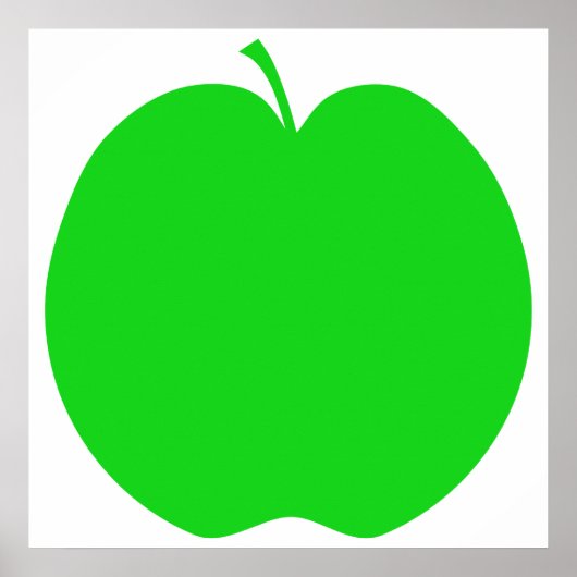 Poster Vert Pomme. (Devant)