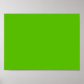 Poster Vert pomme brillant (Devant)