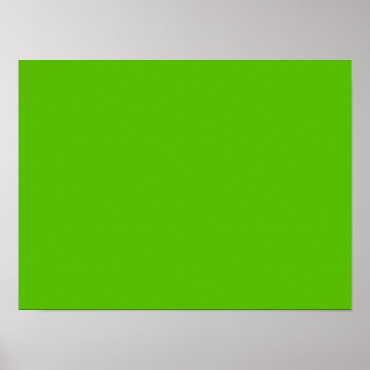 Poster Vert Pomme Clair (Devant)