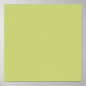 Poster Vert pomme gris (couleur solide) (Devant)