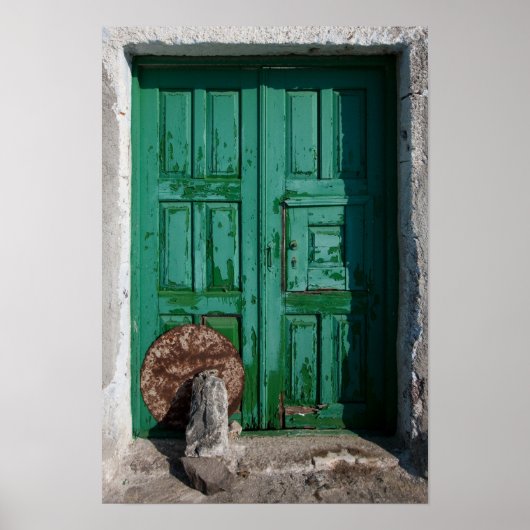 Poster vert Porte 2 (Devant)