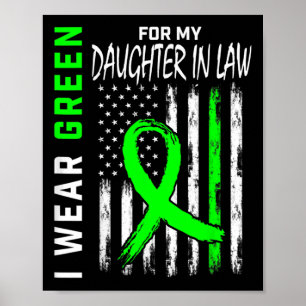 Poster Vert Pour Ma Fille En Droit Reconnaissance De Mala