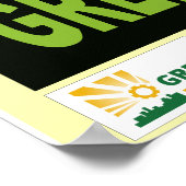 Poster vert pour tous (Coin)