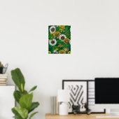 Poster Vert printemps (Bureau à domicile)