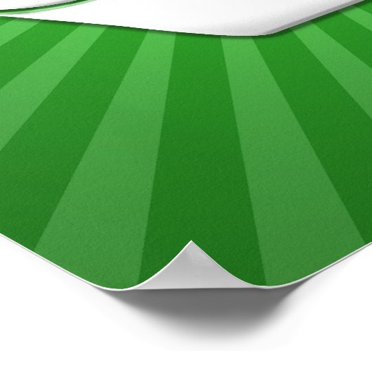 Poster vert Recycle 001 (Coin)